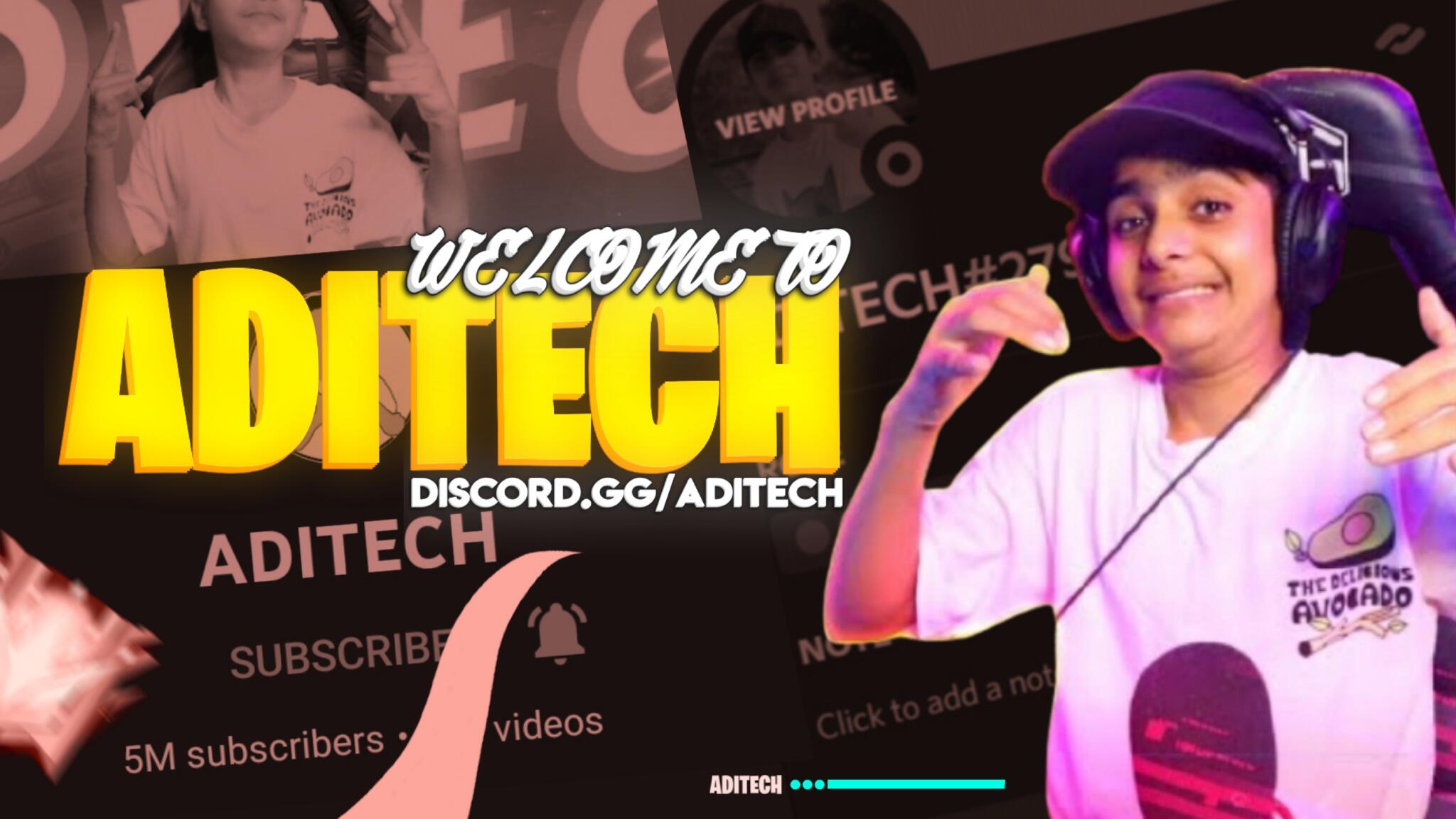 Discovery splash banner for ADITECH Discord server