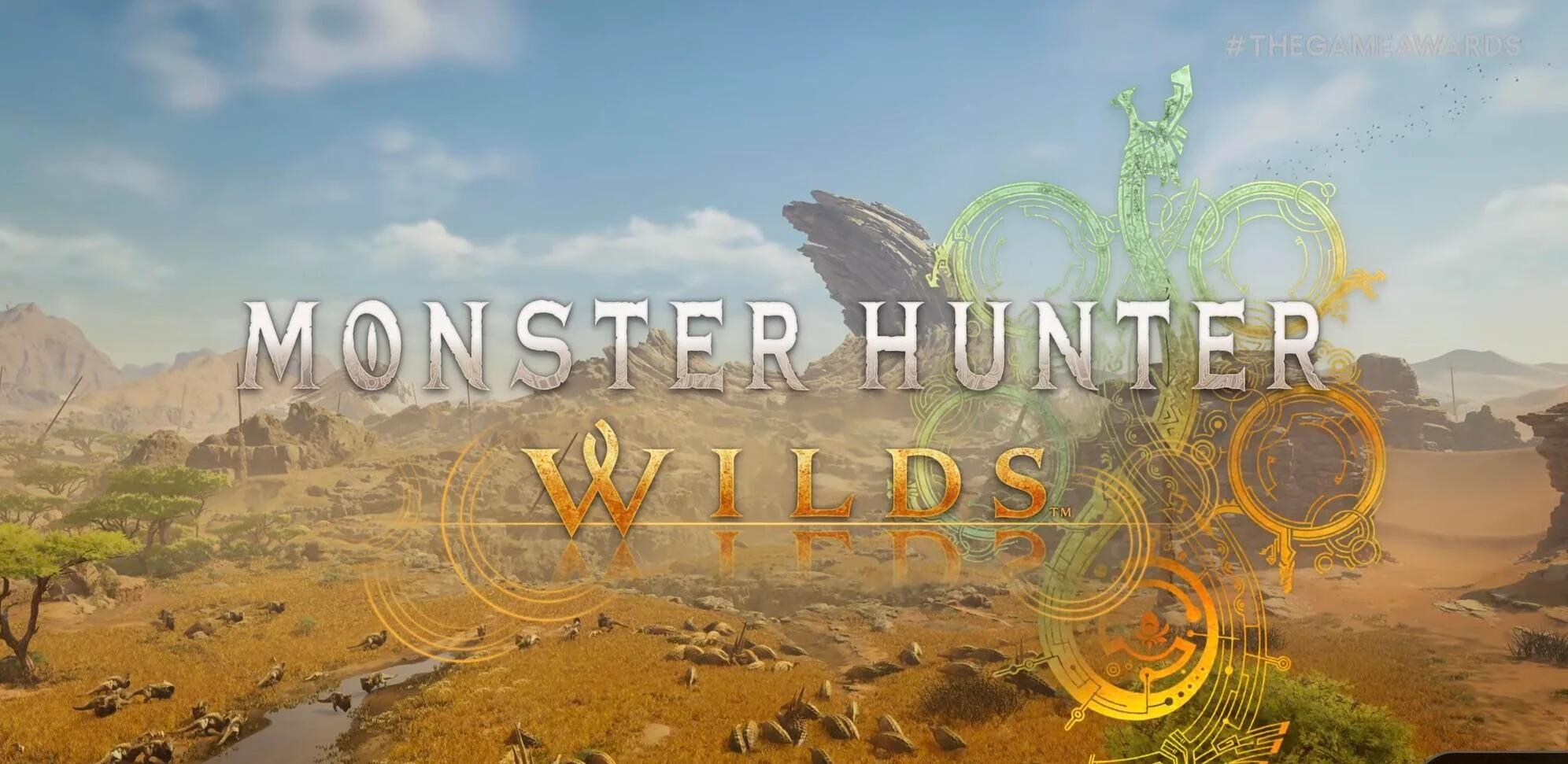 Discovery splash banner for Monster Hunter Wilds Discord server