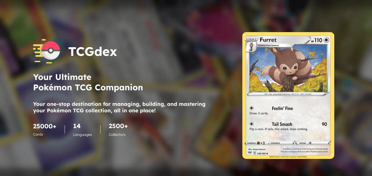 Discovery splash banner for TCGdex Discord server