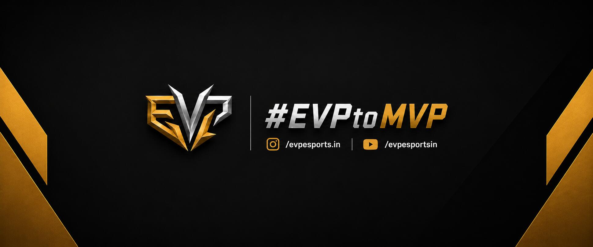 Discovery splash banner for EVP ESPORTS 🇮🇳 Discord server