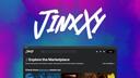 Discovery splash banner for Jinxxy.com Discord server