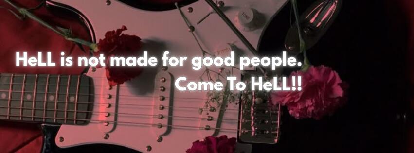 Discovery splash banner for COME TO HELL Discord server