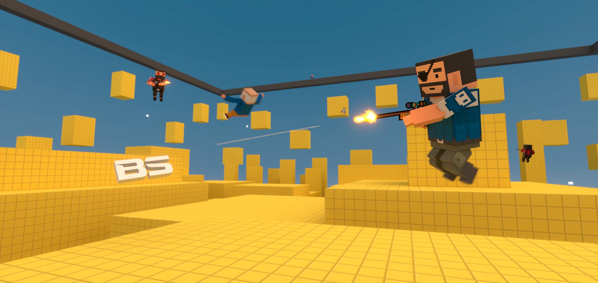 Discovery splash banner for Block Strike Discord server