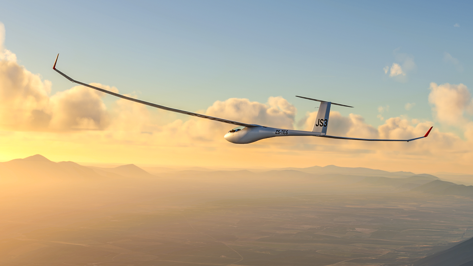 Discovery splash banner for Sim Soaring Club Discord server
