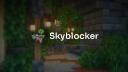 Discovery splash banner for Skyblocker Discord server