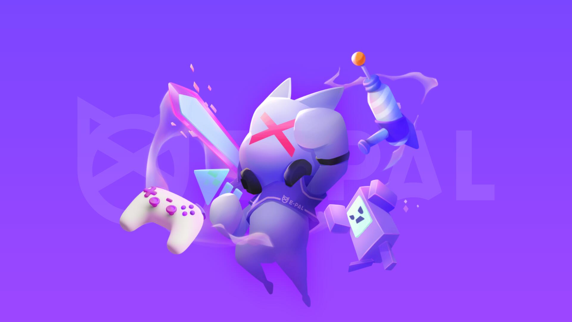 Discovery splash banner for E-Pal Community: Gaming | LFG | Chill | Social | Meme Discord server