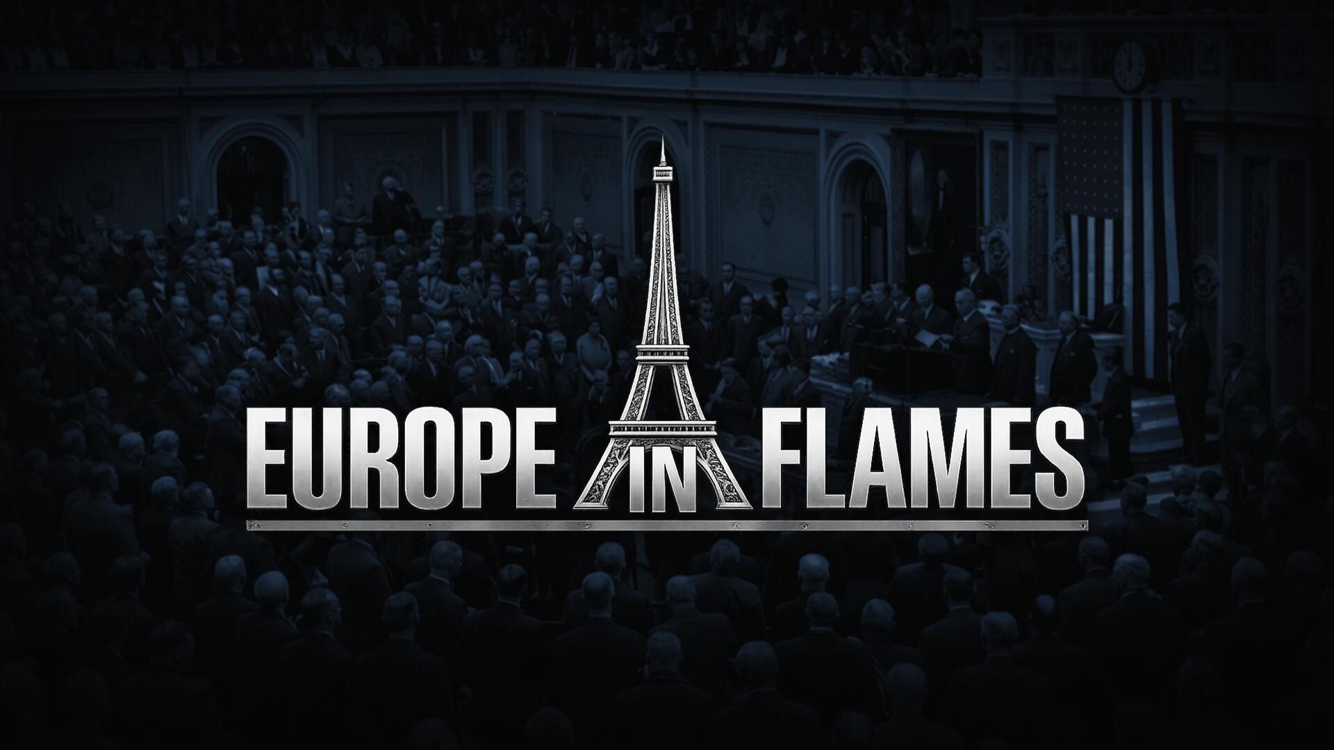 Discovery splash banner for Europe in Flames AGORA Discord server