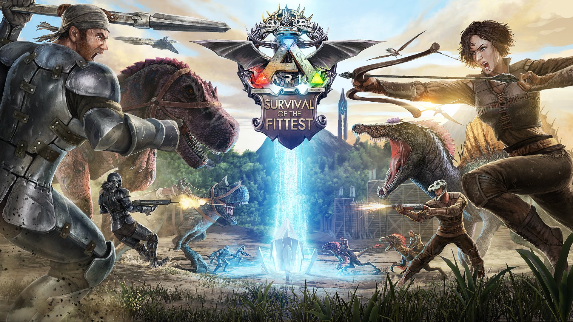 Discovery splash banner for Ark Small Tribes Trading Discord server