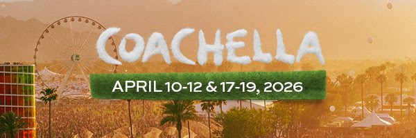 Discovery splash banner for Coachella | Music & Arts Discord server