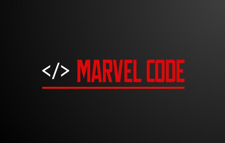 Discovery splash banner for Marvél Code Share Discord server