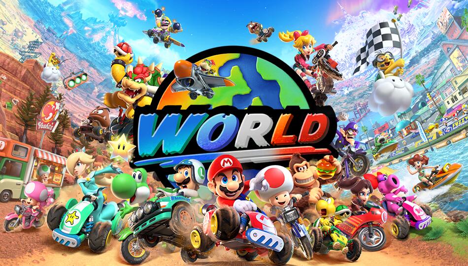 Discovery splash banner for Mario Kart World France Discord server