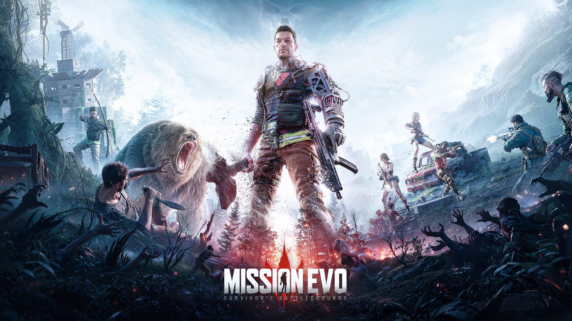 Discovery splash banner for Mission EVO Discord server