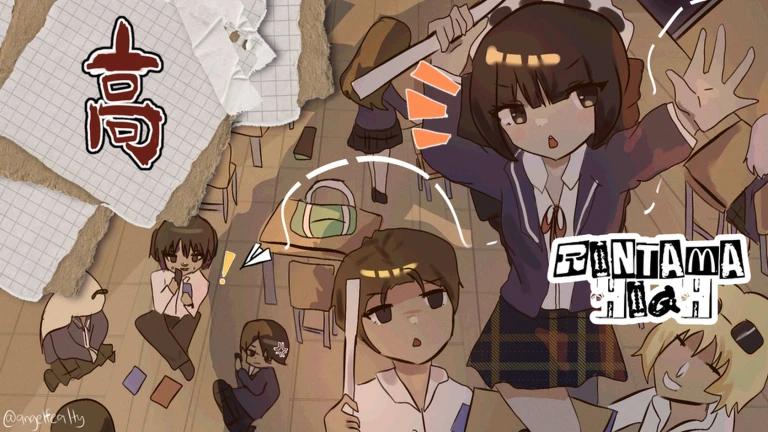 Discovery splash banner for Rintama High Discord server