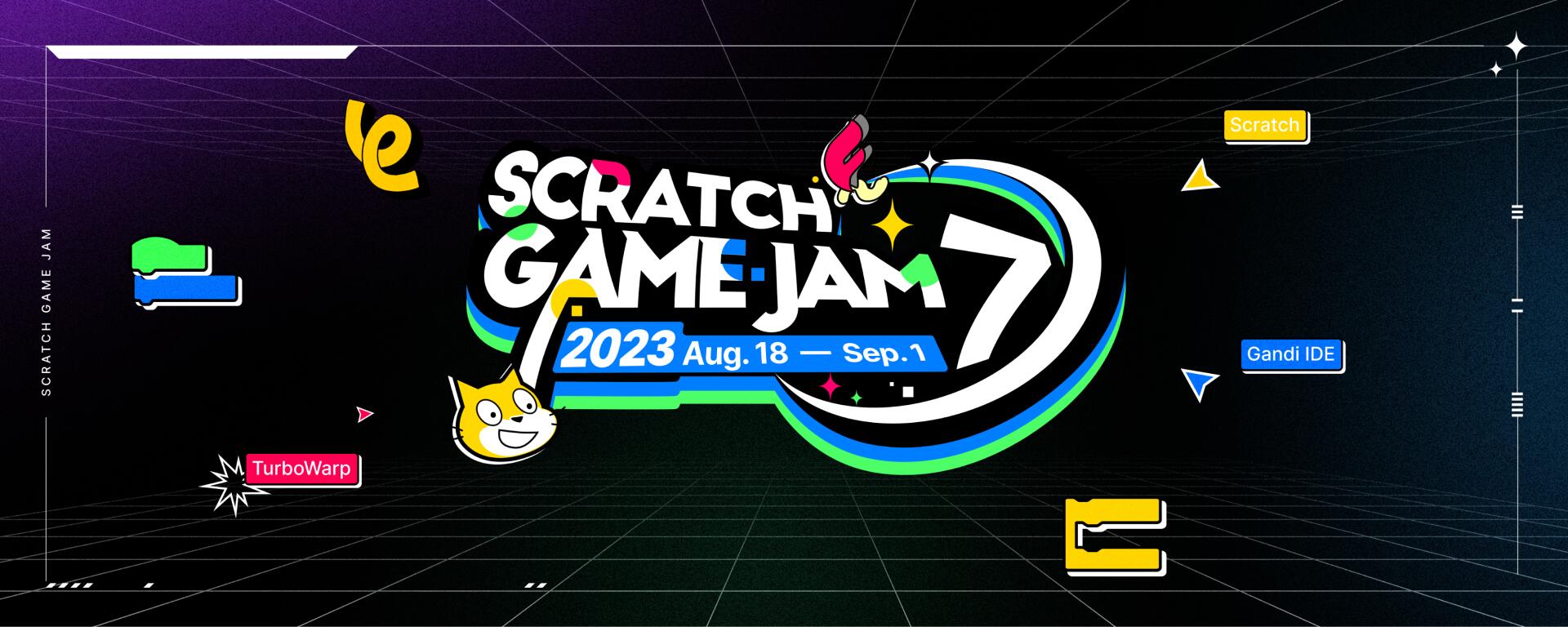Discovery splash banner for Gandi IDE - Scratch Mod Discord server