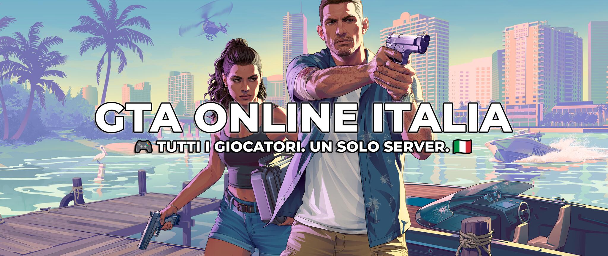 Discovery splash banner for ๐ด GTA ONLINE ITALIA | Grim ๐ฆ
Discord server