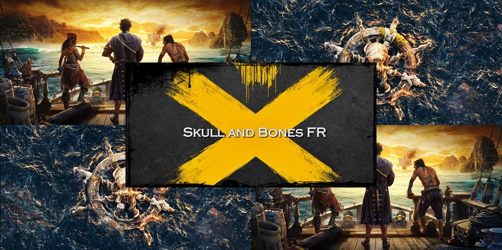 Discovery splash banner for Skull & Bones France Discord server