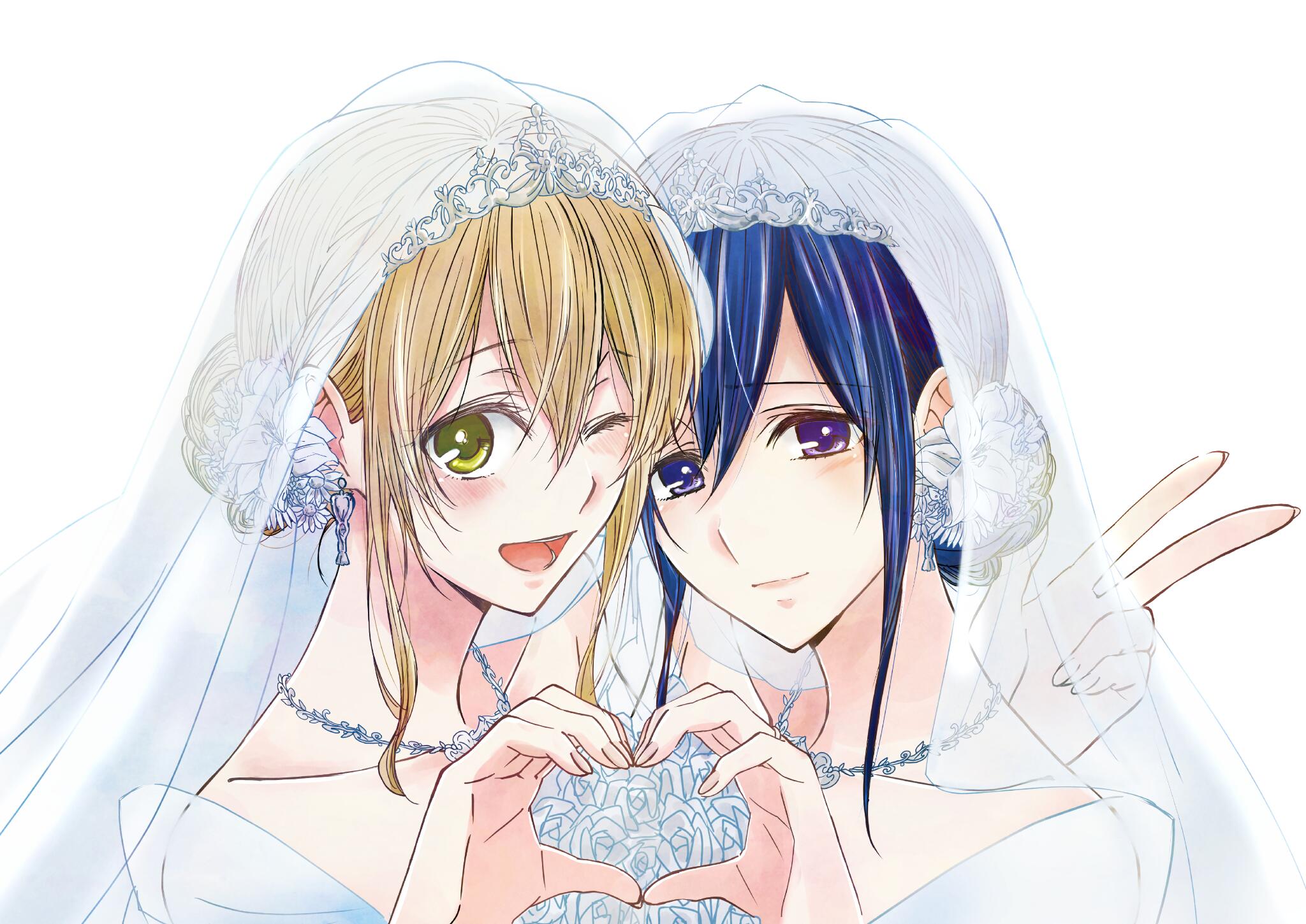 Discovery splash banner for r/yuri_manga Discord server