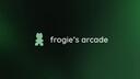Discovery splash banner for frogie’s arcade | nowgg.fun Discord server