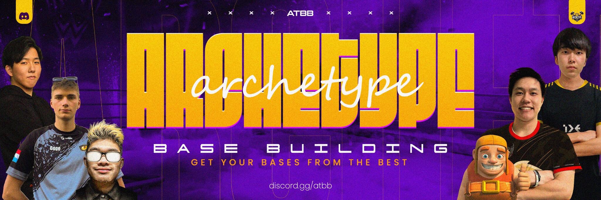 Discovery splash banner for Archetype Base Building Discord server