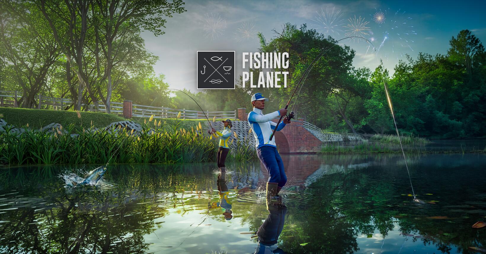 Discovery splash banner for Fishing Planet : Official Discord server