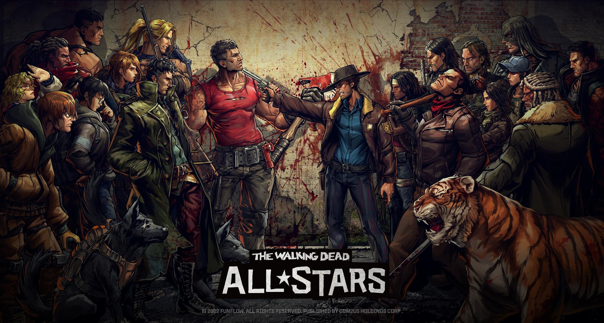 Discovery splash banner for TWD: All-Stars Discord server