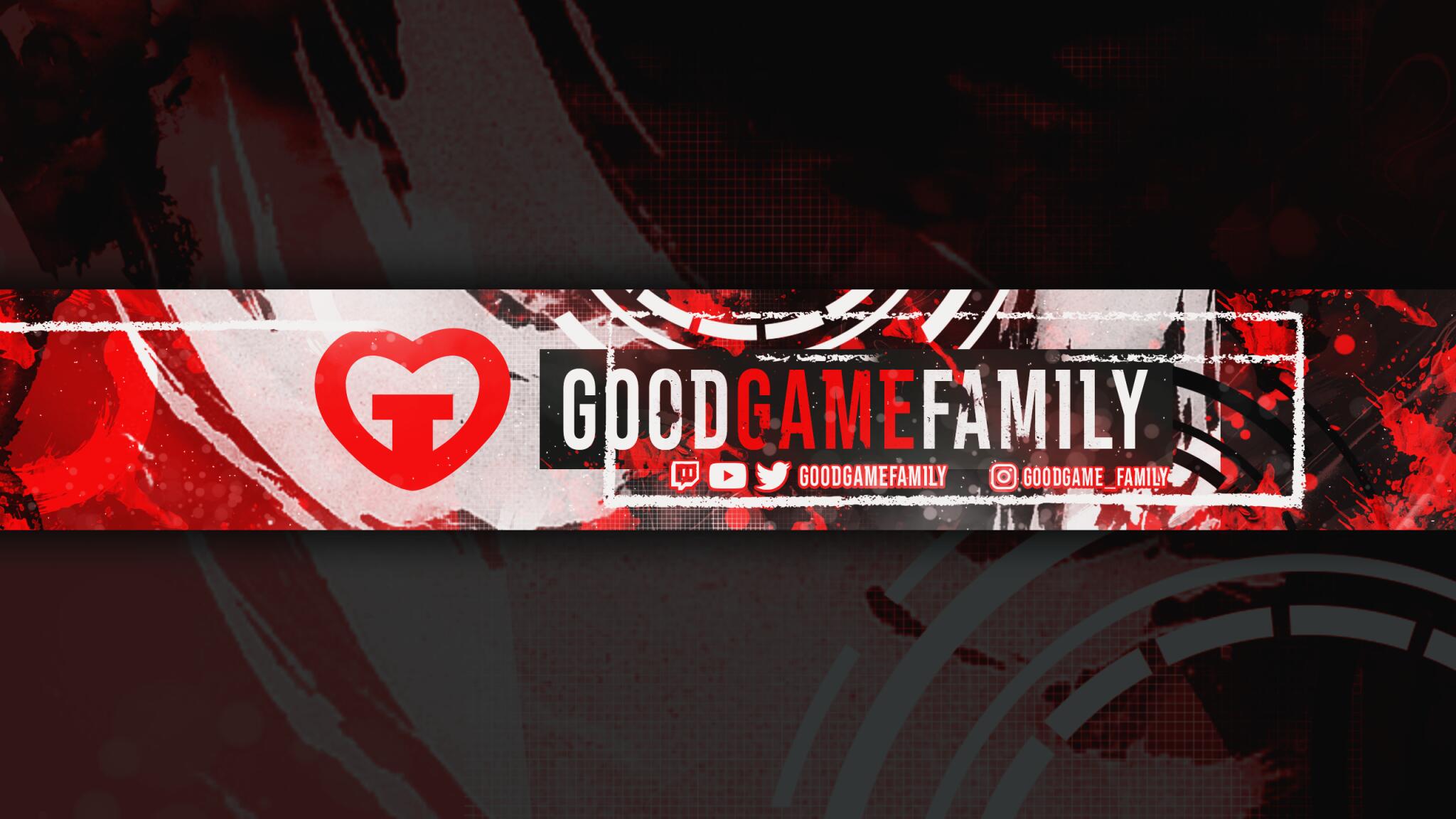 Discovery splash banner for Good Game Family Discord server