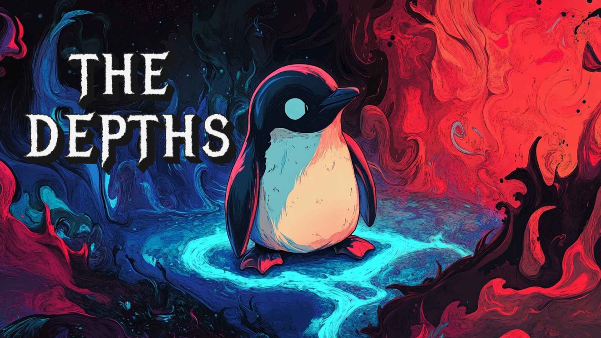 Discovery splash banner for The Depths Discord server