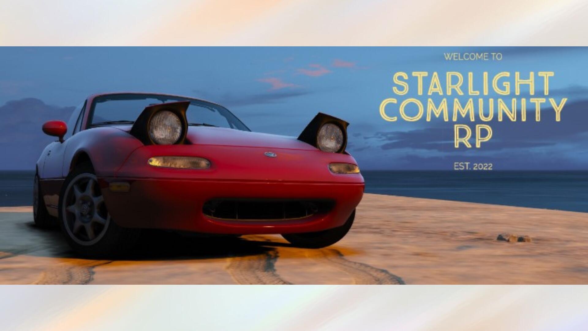 Discovery splash banner for Starlight Community Discord server