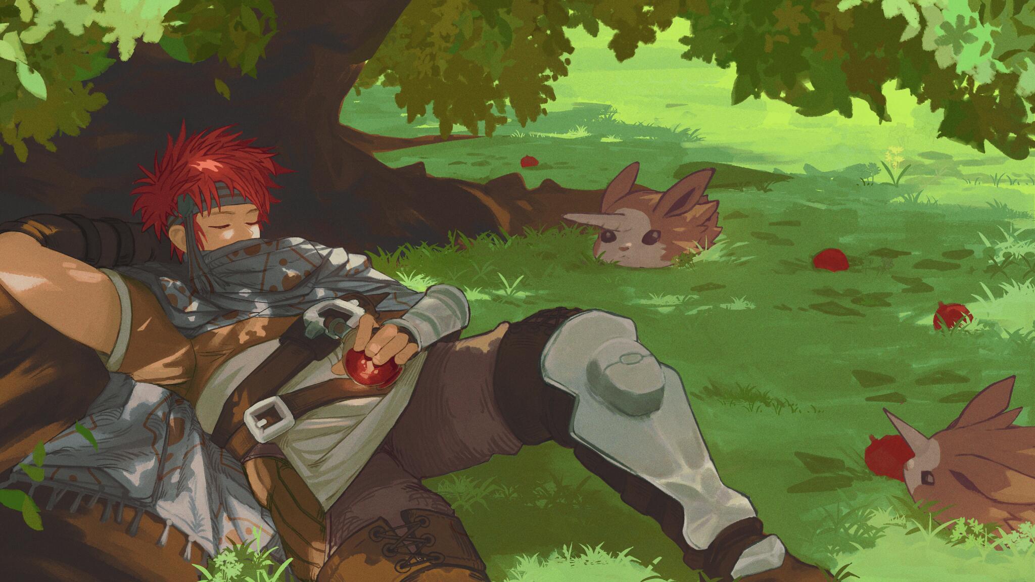 Discovery splash banner for Samsara Saga Discord server