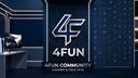 Discovery splash banner for 4Fun Community Discord server